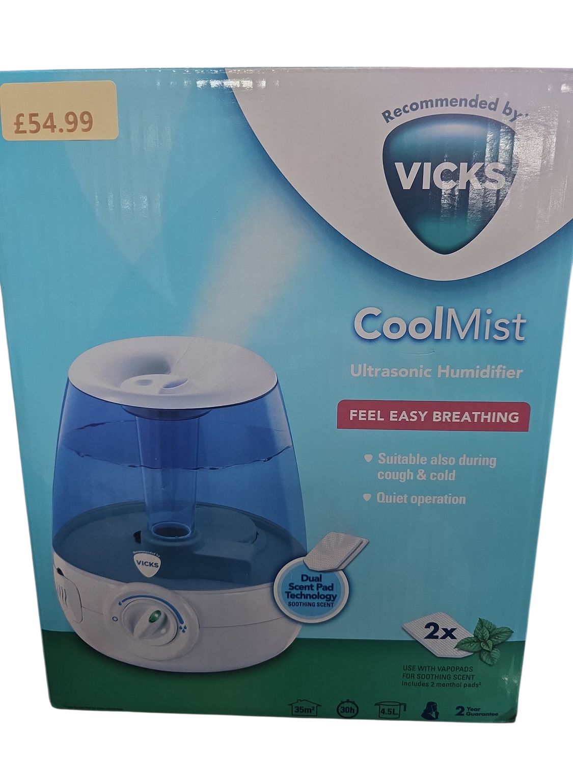 Vicks Cool Mist Ultrasonic Humidifier