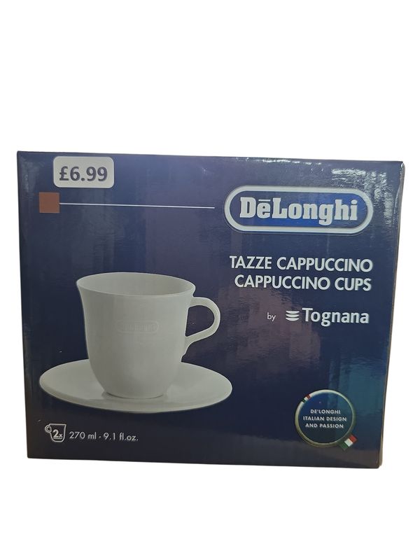 Delonghi Cappuccino Cups x2
