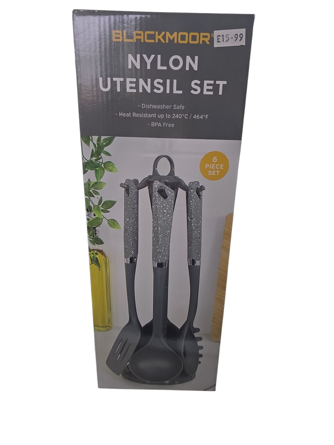 Blackmoor Nylon Utensil Set Grey