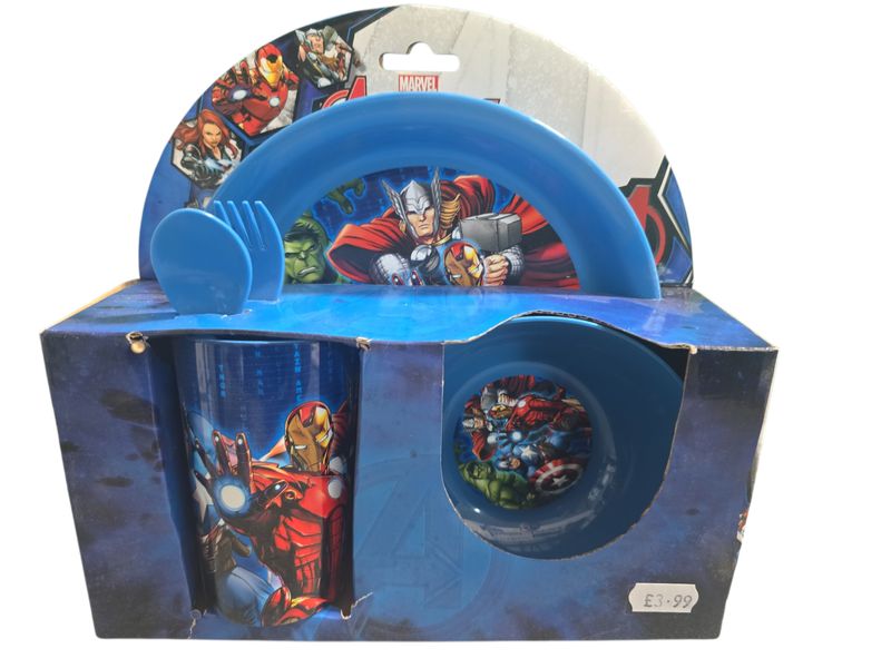 Avengers 5pce Dinner Set