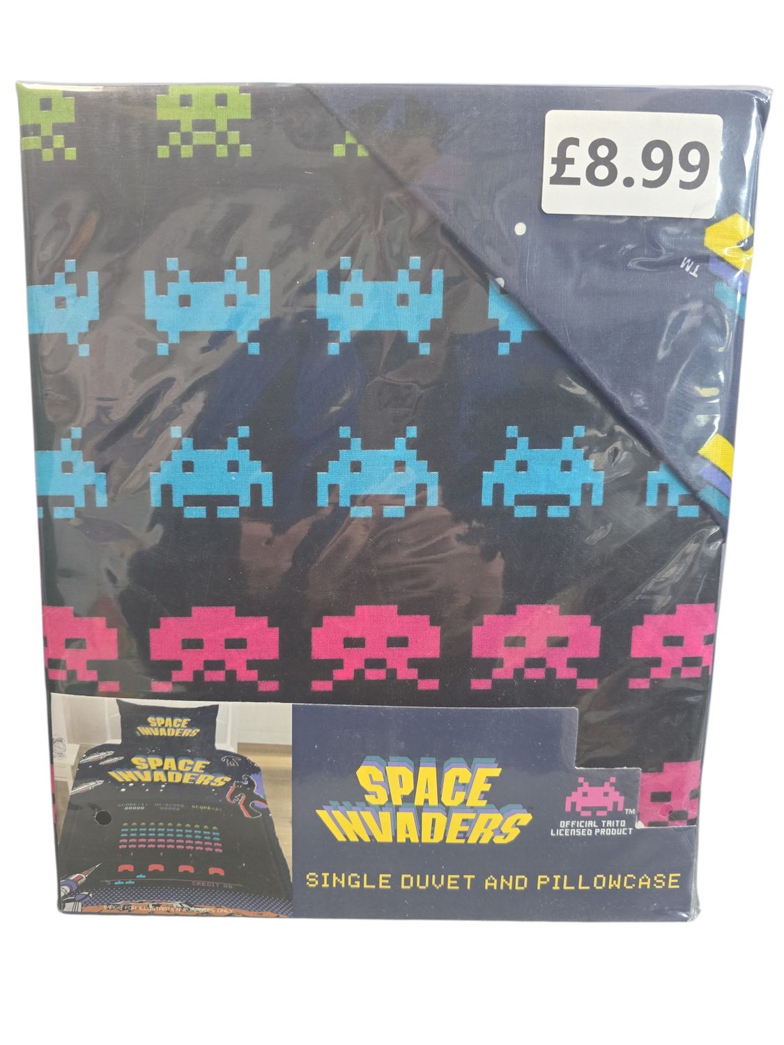 Space Invaders Single Duvet Set