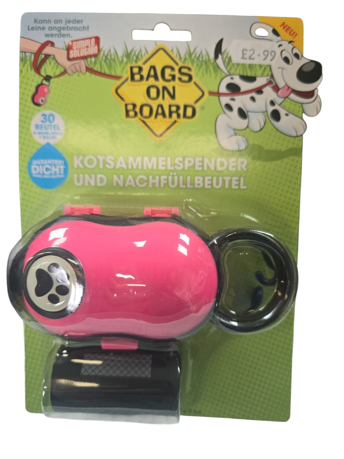 Bags On Board Poo Bag & Dispenser