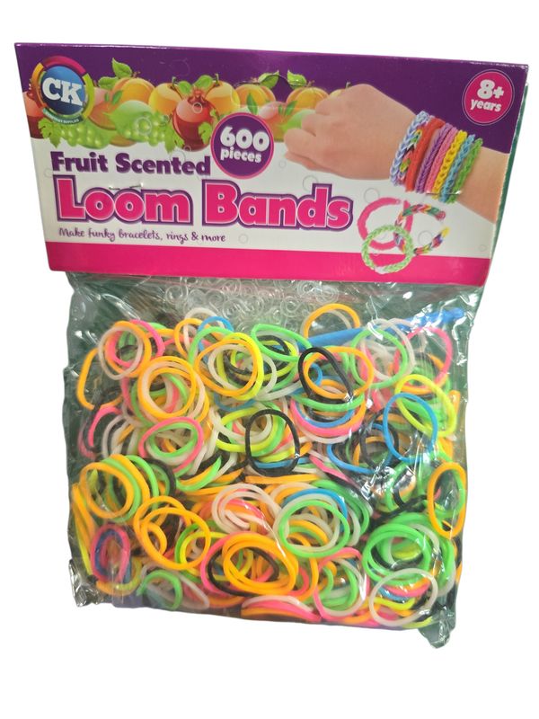 Fruit Scented Loom Bands 600pieces