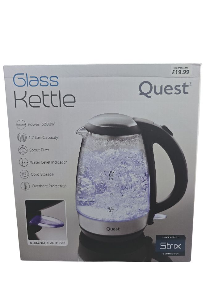 Quest Glass Kettle 1.7L