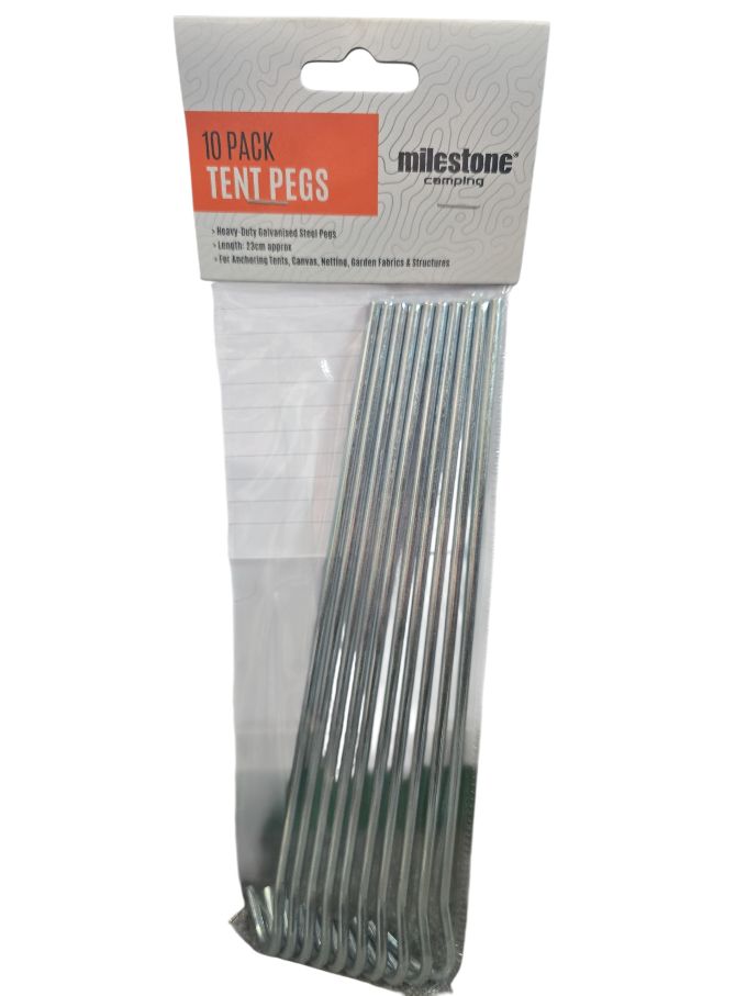 Milestone 10pk Tent Pegs