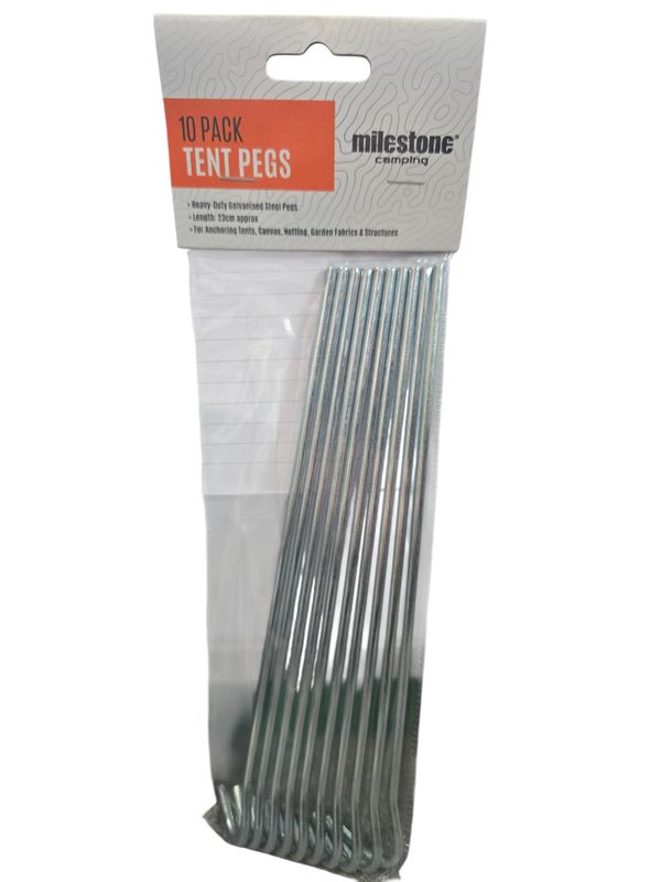 Milestone 10pk Tent Pegs