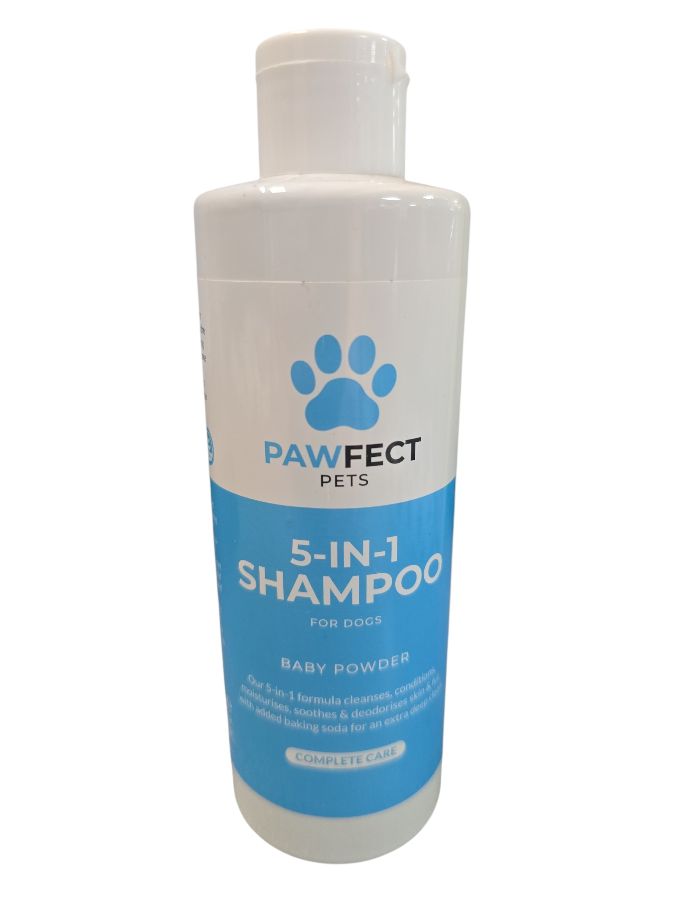 Pawfect 5 in 1 Shampoo Baby Powder 250ml