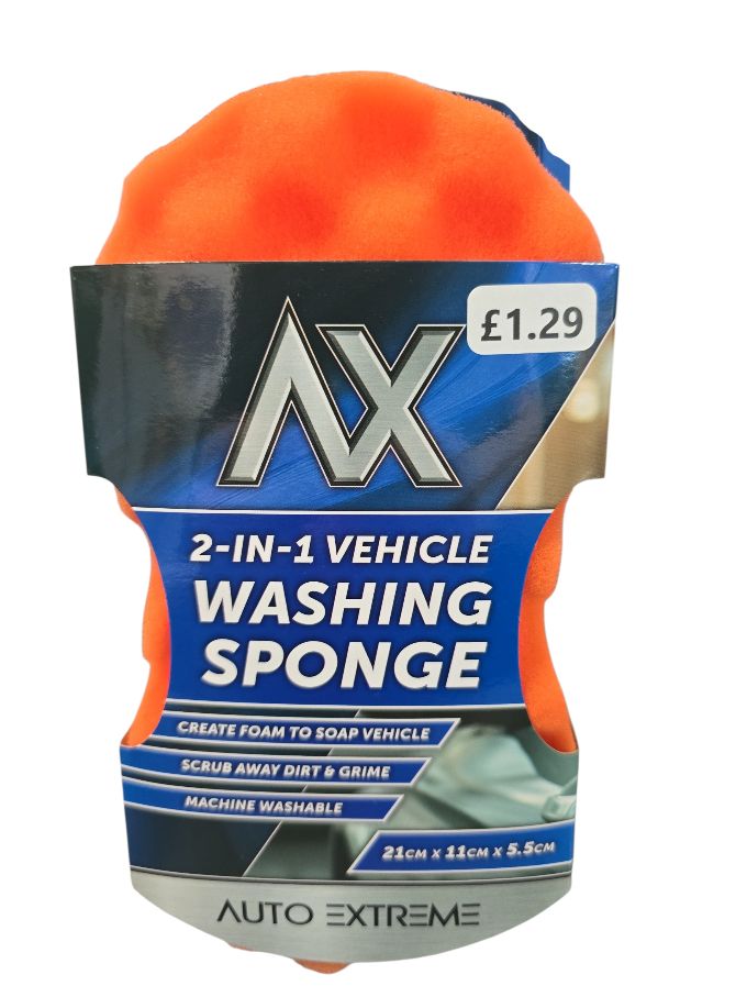 AX 2 in 1 Vehicle Washing Sponge