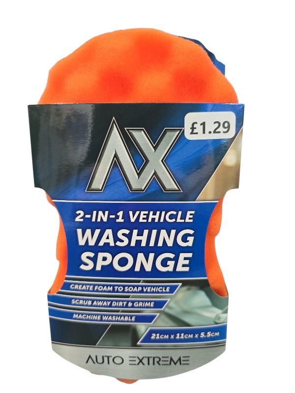 AX 2 in 1 Vehicle Washing Sponge