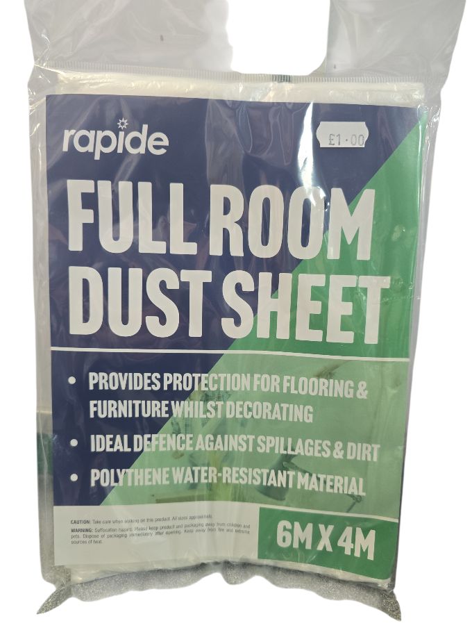 Rapide full Room Dust Sheets 6m x 4m