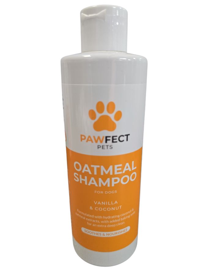 Pawfect Pets Oatmeal Shampoo Vanilla & Coconut 250ml