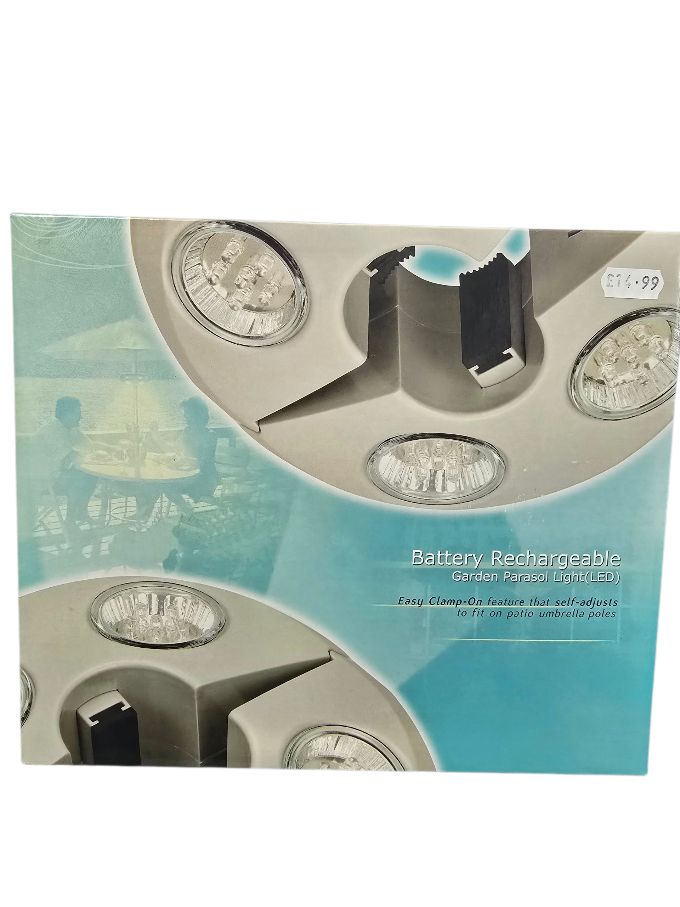 Battery Rechargeable Garden Parasol Light ( LED )
