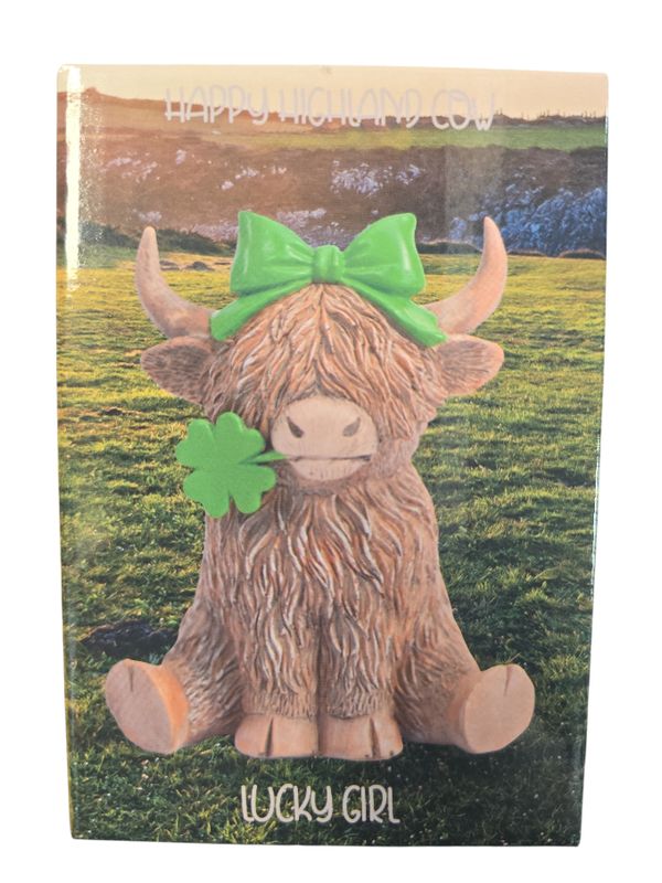 Highland Cow Lucky Girl