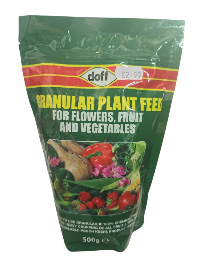 Doff Granular Plant Feed For Flowers, Fruit  & Vegetable  500g