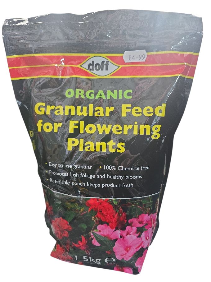 Doff Organic Granular Feed for Flowering Plants 1.5kg