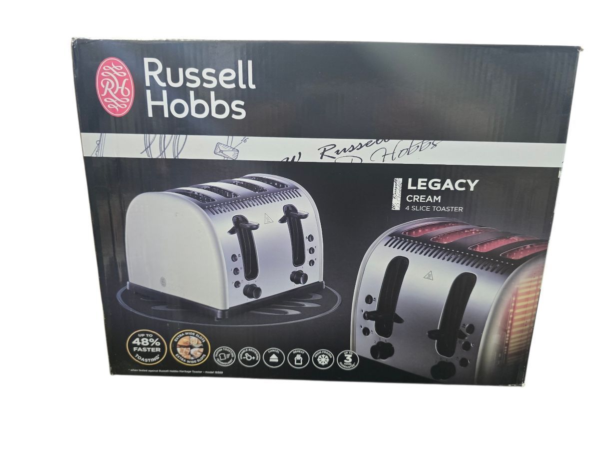 Russell Hobbs Legacy 4 Slice Toaster Cream