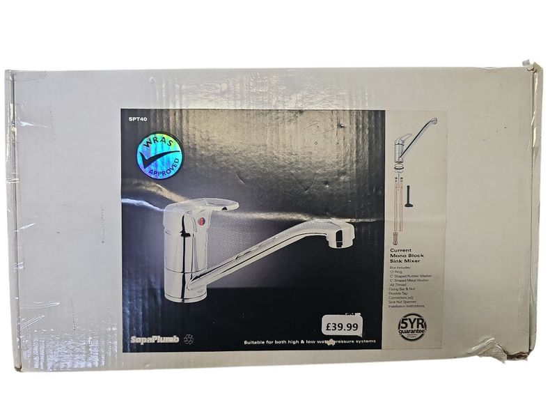 SupaPlumb Mono Block Sink Mixer