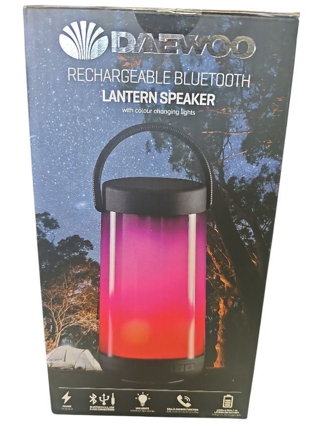 Daewoo Rechargeable Bluetooth Lantern Speaker