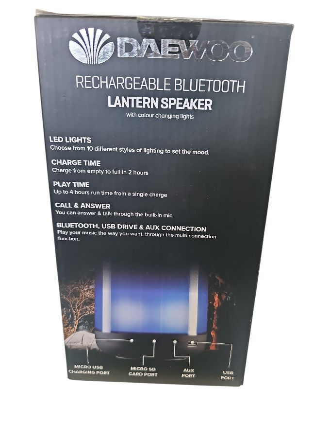 Daewoo Rechargeable Bluetooth Lantern Speaker