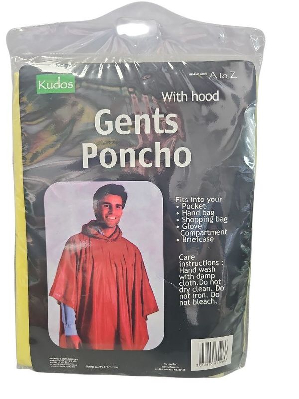 Kudos Gents Poncho With Hood