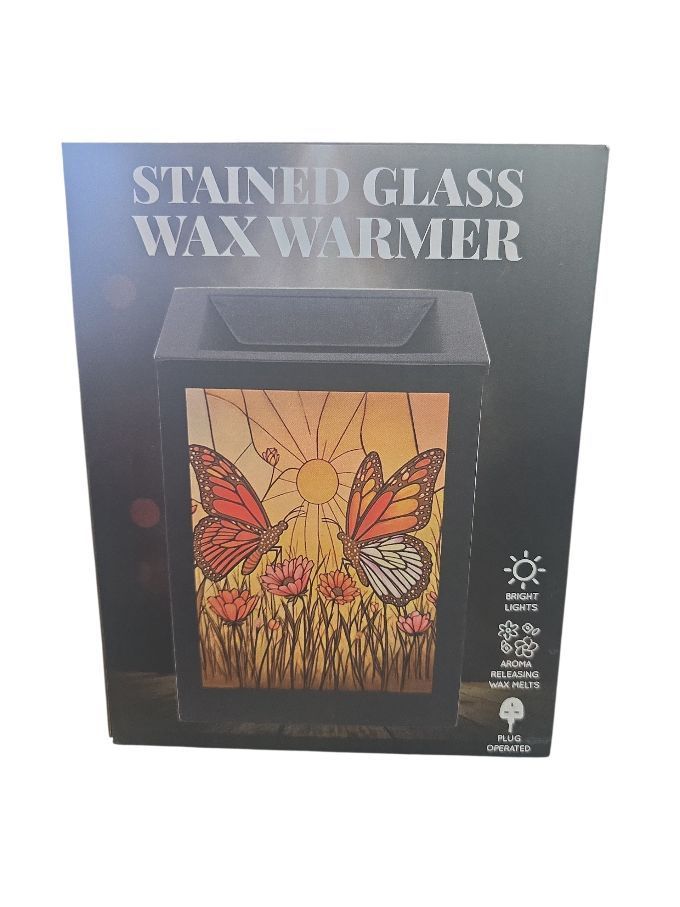 L&P Stained Glass Wax Warmer Butterfly