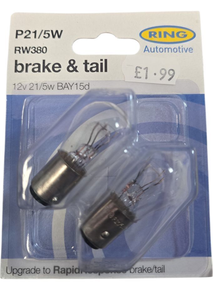 Ring P21/5W Brate & Tail Light
