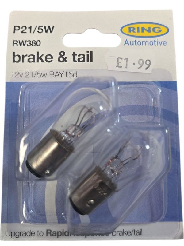 Ring P21/5W Brate & Tail Light