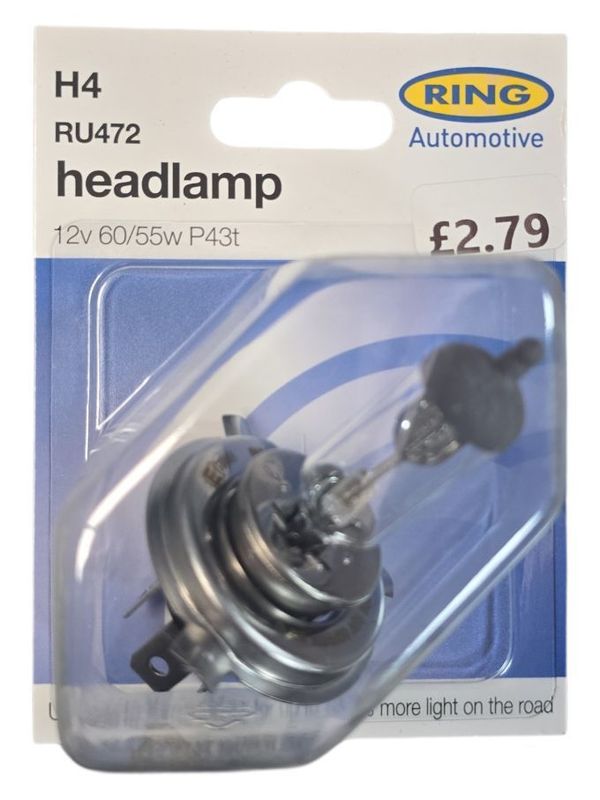 Ring H4 Headlamp Bulb