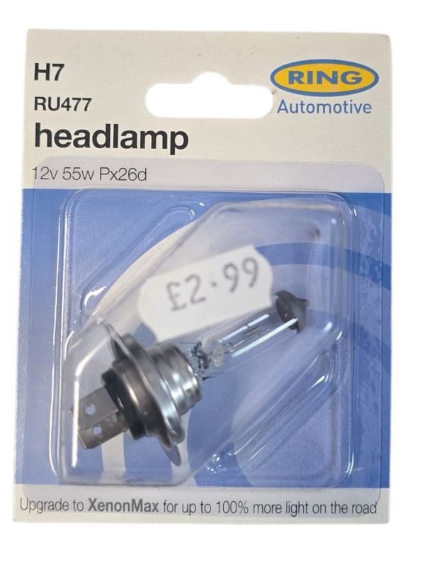 Ring H7 Headlamp Bulb