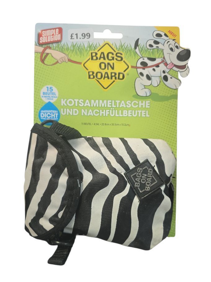 Bags on Board Teat Bag with Poo Bags