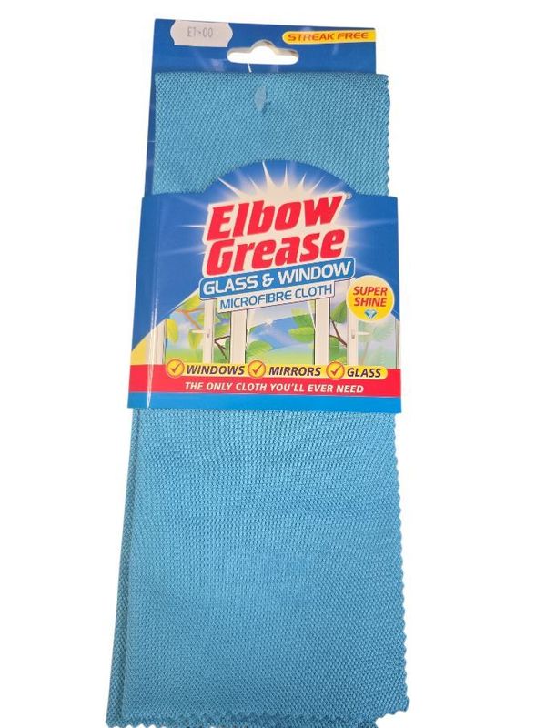 Elbow Grease Glass&Window Microfibre Cloth