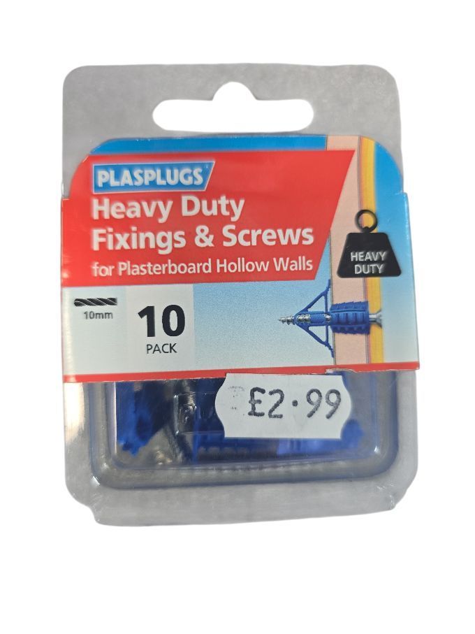 Plasplugs Heavy Duty Fixing & Screws