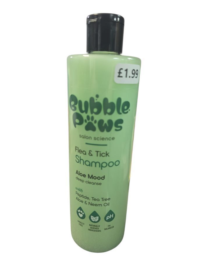 Bubble Paws Tick&Flea Shampoo 415ml