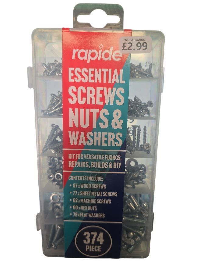 Rapide Screws, Nuts & Washers