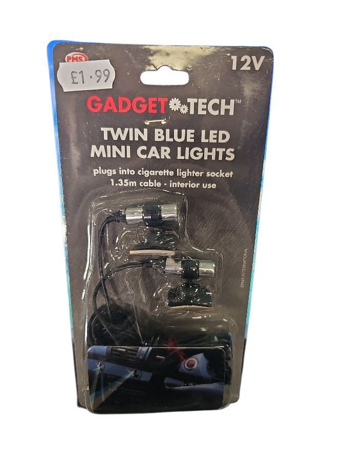PMS Twin Blue LED Mini Car Lights