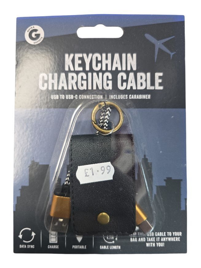 Keychain Charging Cable USB-C-Type