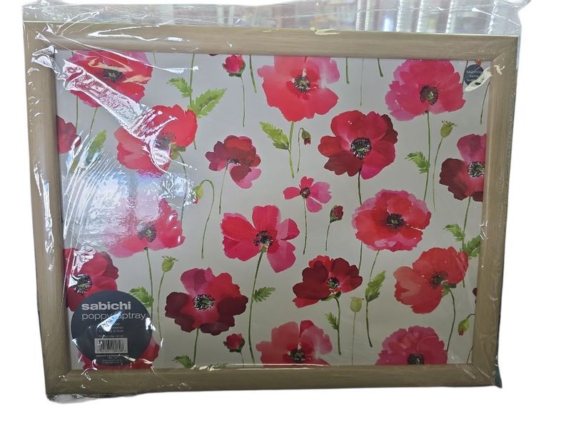 Sabichi Poppy Laptray