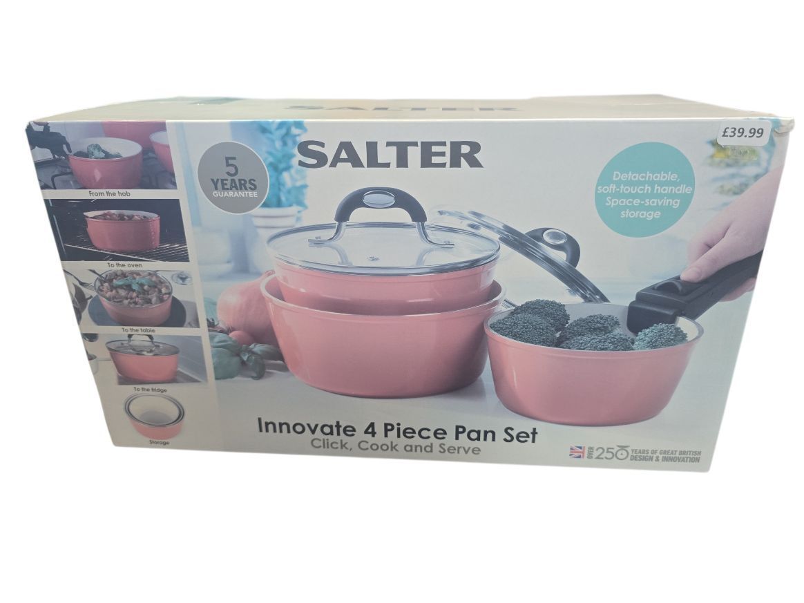 Salter Innovate 4 Piece Pan Set Salter Innovate 4 Piece Pan Set