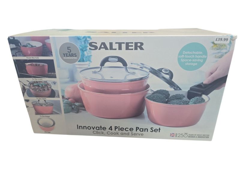 Salter Innovate 4 Piece Pan Set
