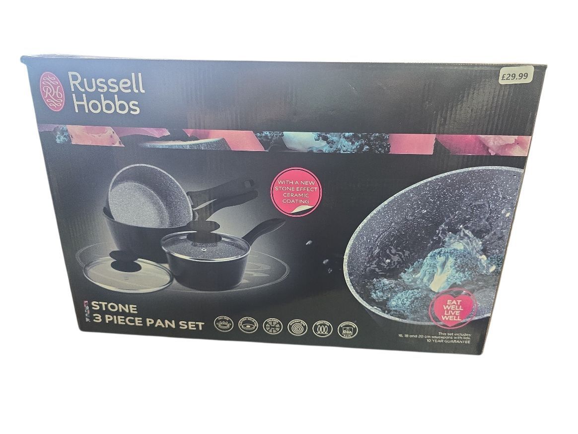 Russell Hobbs 3 Piece Stone pan Set