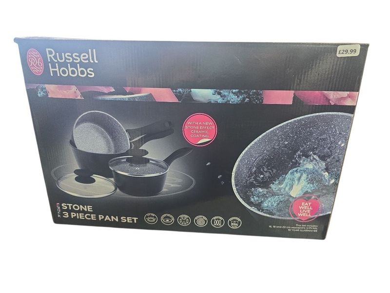Russell Hobbs 3 Piece Stone pan Set
