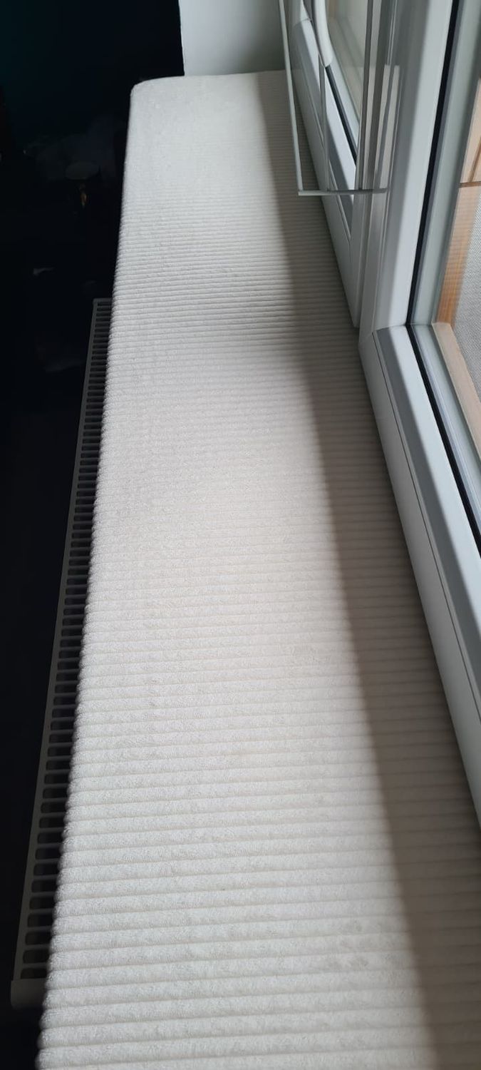 Parapetnik welurowy długi 26x138