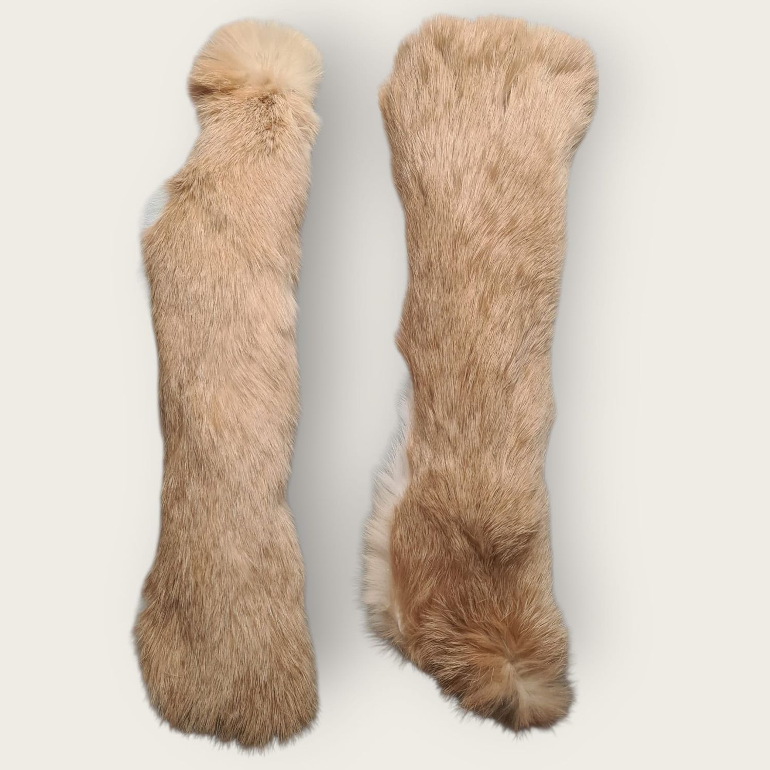 Naturalna zabawka Króliś rudy - long