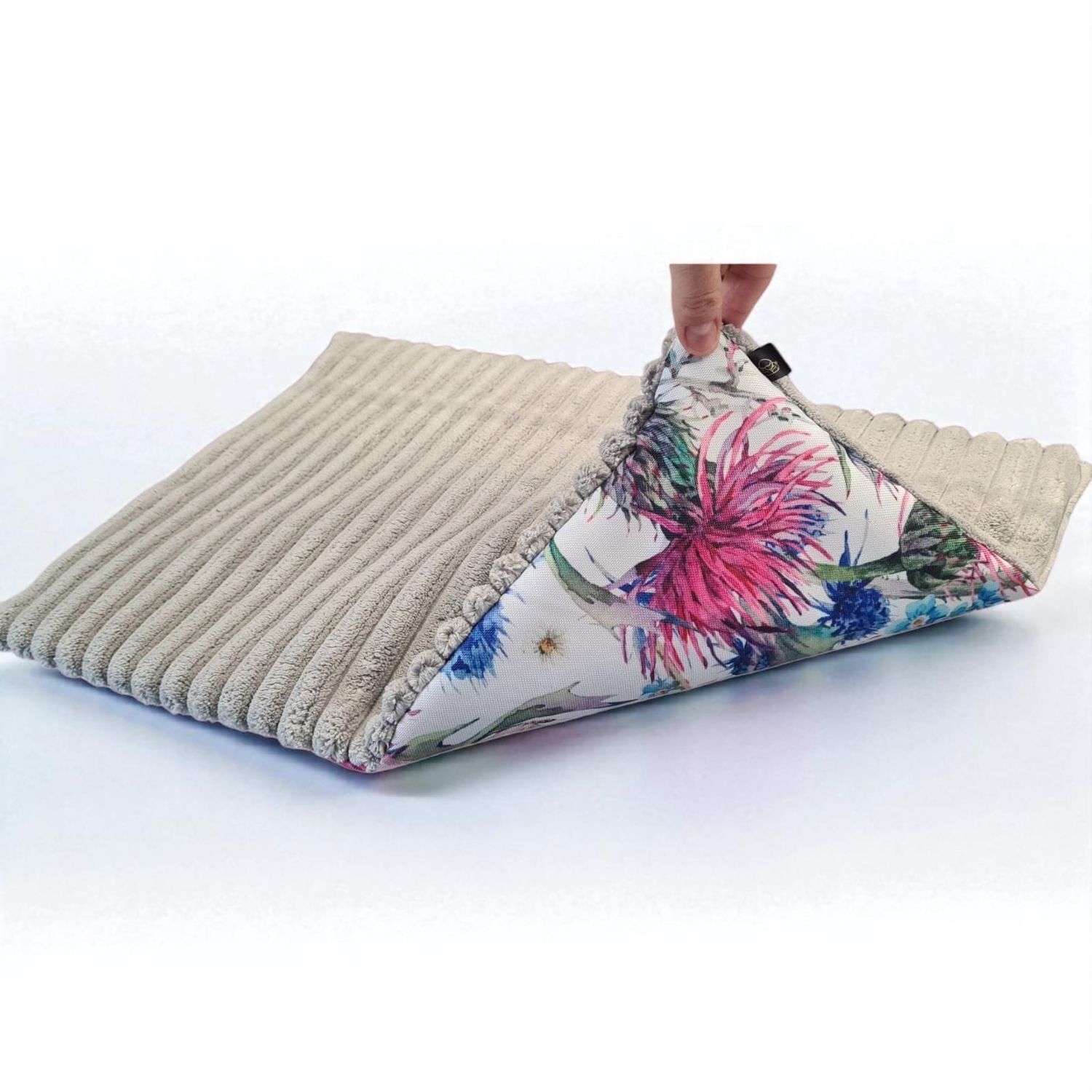 Mata do transportera z rzepami welur  31x47 M | Meylumi