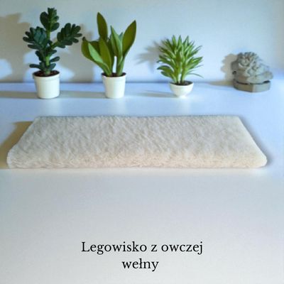 Legowisko 100% wełna naturalna