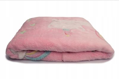 Kocyk pluszowy dla kota różowy I Meylumi