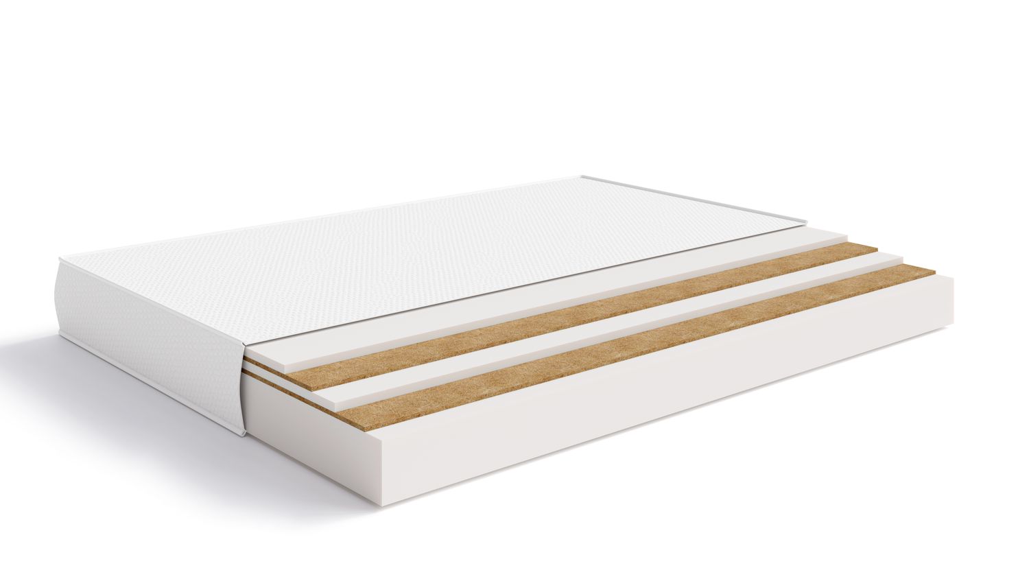 Materac Coconut Prestige Plus - twardy z pianką wysokoelastyczną z matą kokosową
