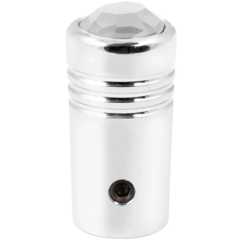 1" Universal Toggle Switch Extension with Color Jewel (Clear)(2 Pack)