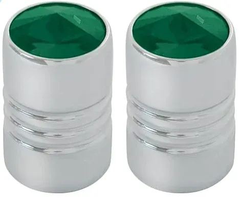 Toggle Switch Extension with Green Crystal on Top for Peterbilt Part# 92893 (2 Pack)