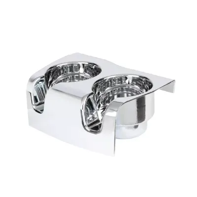 Part # 41410  Chrome plastic Cup Holder for 2006 + Kenworth W900 & T800